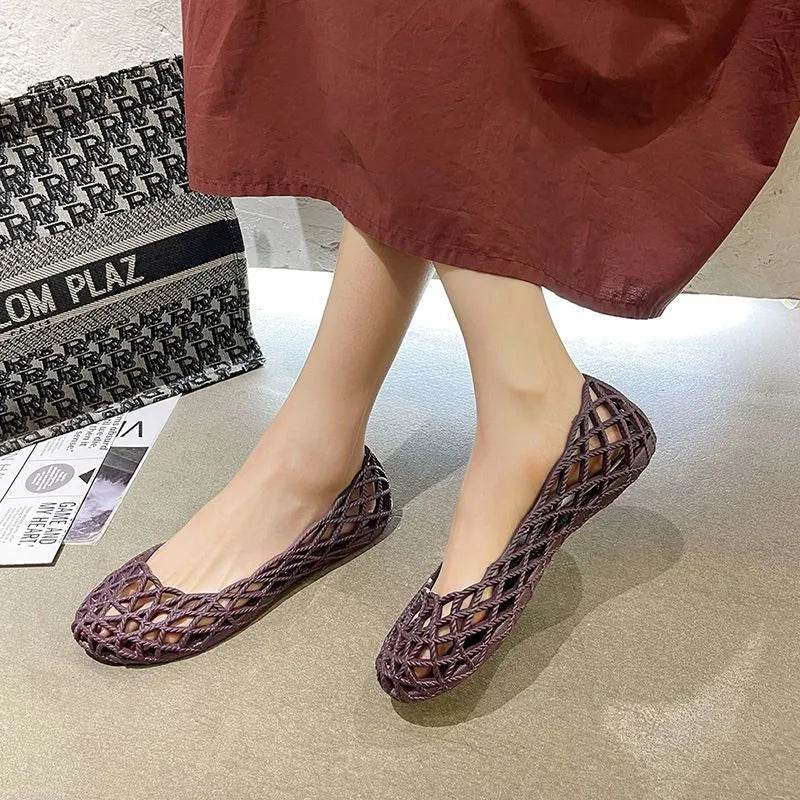 Round Toe Flats Slip-Ons - Valley Mimosa