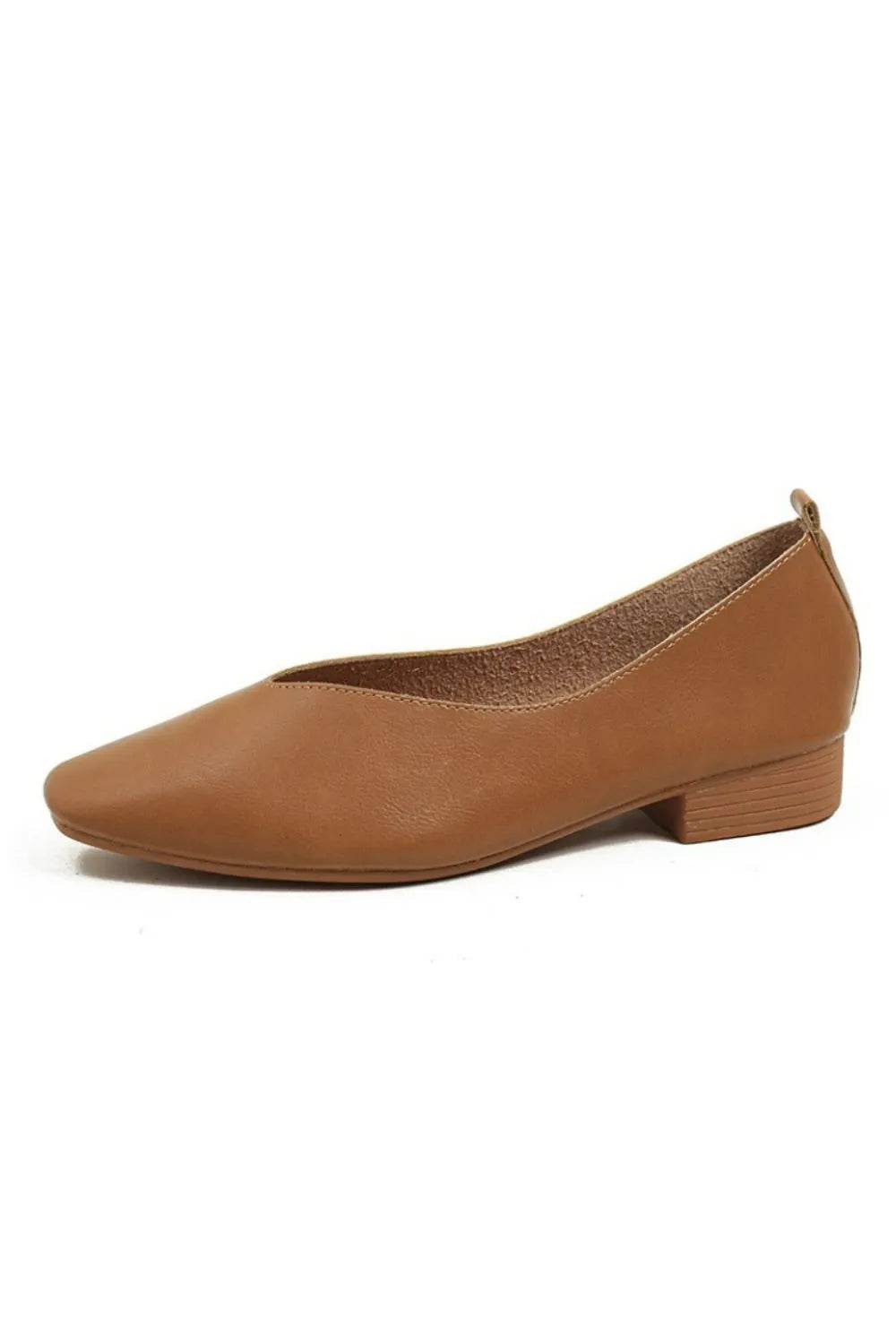 Square Toe Flats Loafers & Slip-Ons - Valley Mimosa