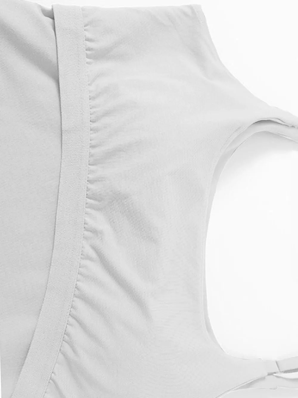 Scoop Neck Cropped Cami with Chest Pads - Valley Mimosa