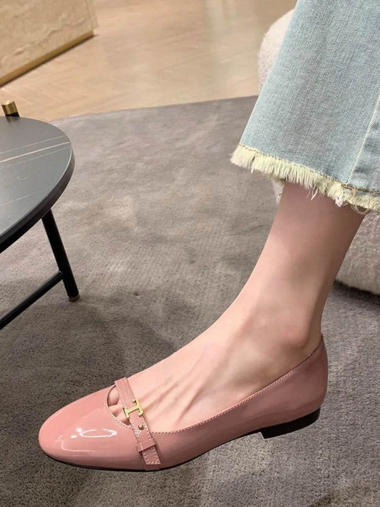 Round Toe Flats Slip-Ons - Valley Mimosa