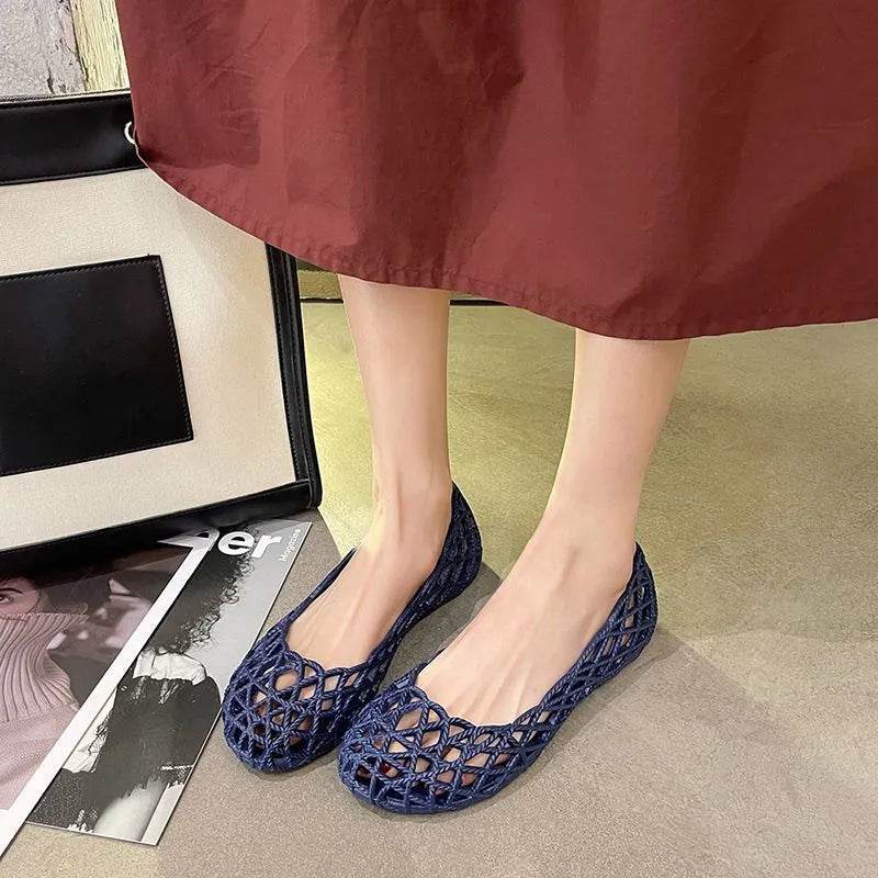 Round Toe Flats Slip-Ons - Valley Mimosa