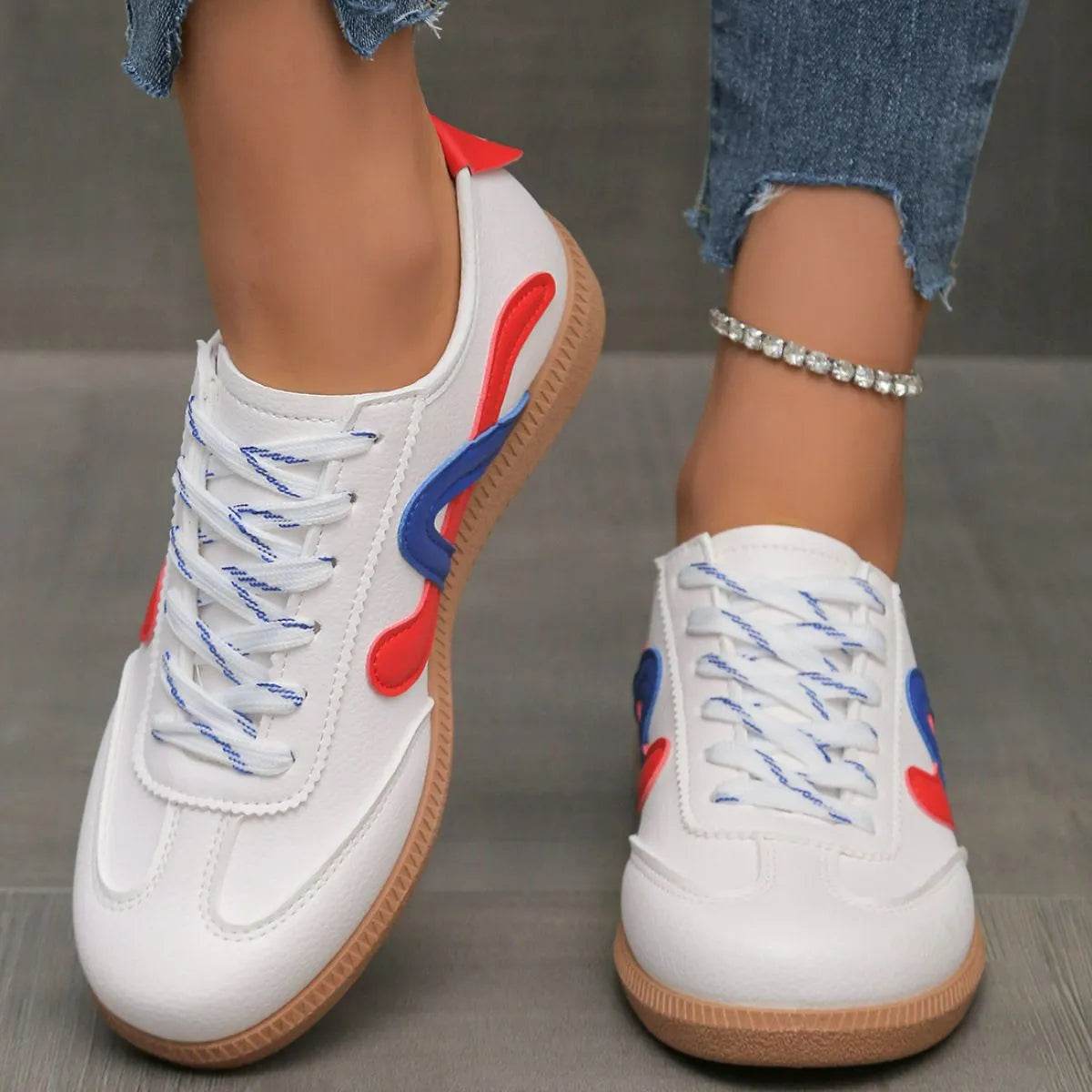 Round Toe Flats Sneakers - Valley Mimosa