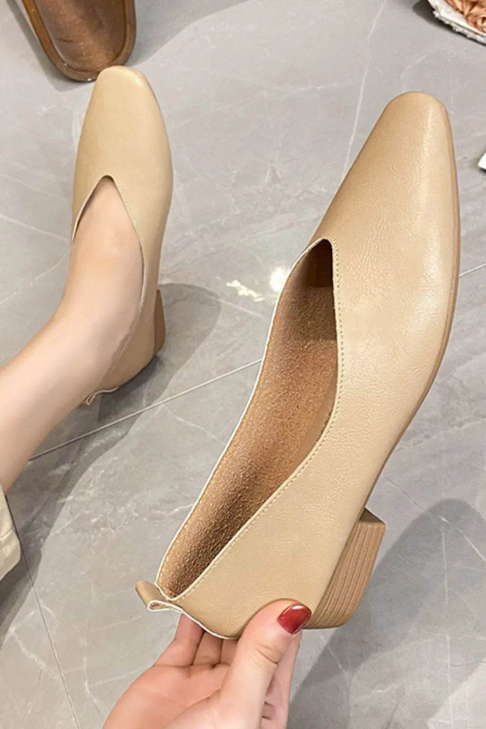 Square Toe Flats Loafers & Slip-Ons - Valley Mimosa