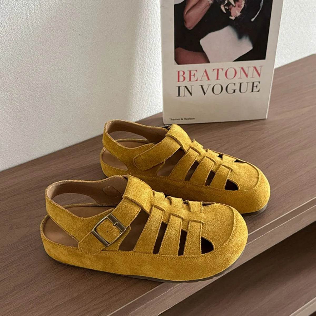 Round Toe Platform Loafers - Valley Mimosa