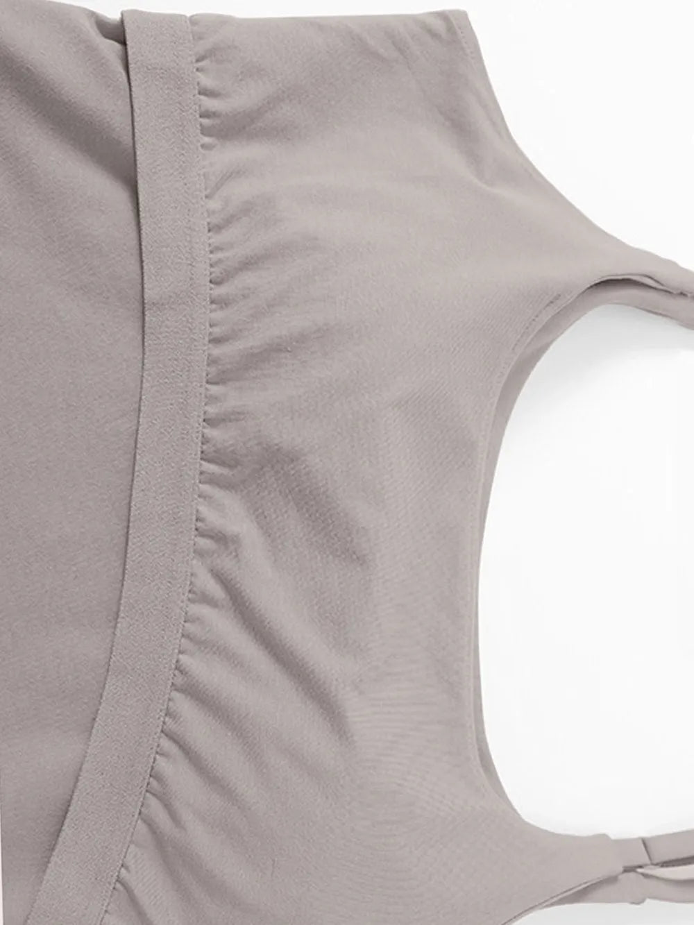Scoop Neck Cropped Cami with Chest Pads - Valley Mimosa