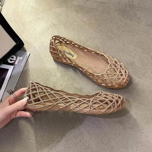 Round Toe Flats Slip-Ons - Valley Mimosa