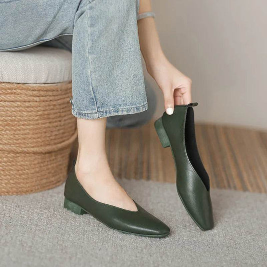 Square Toe Flats Loafers & Slip-Ons - Valley Mimosa