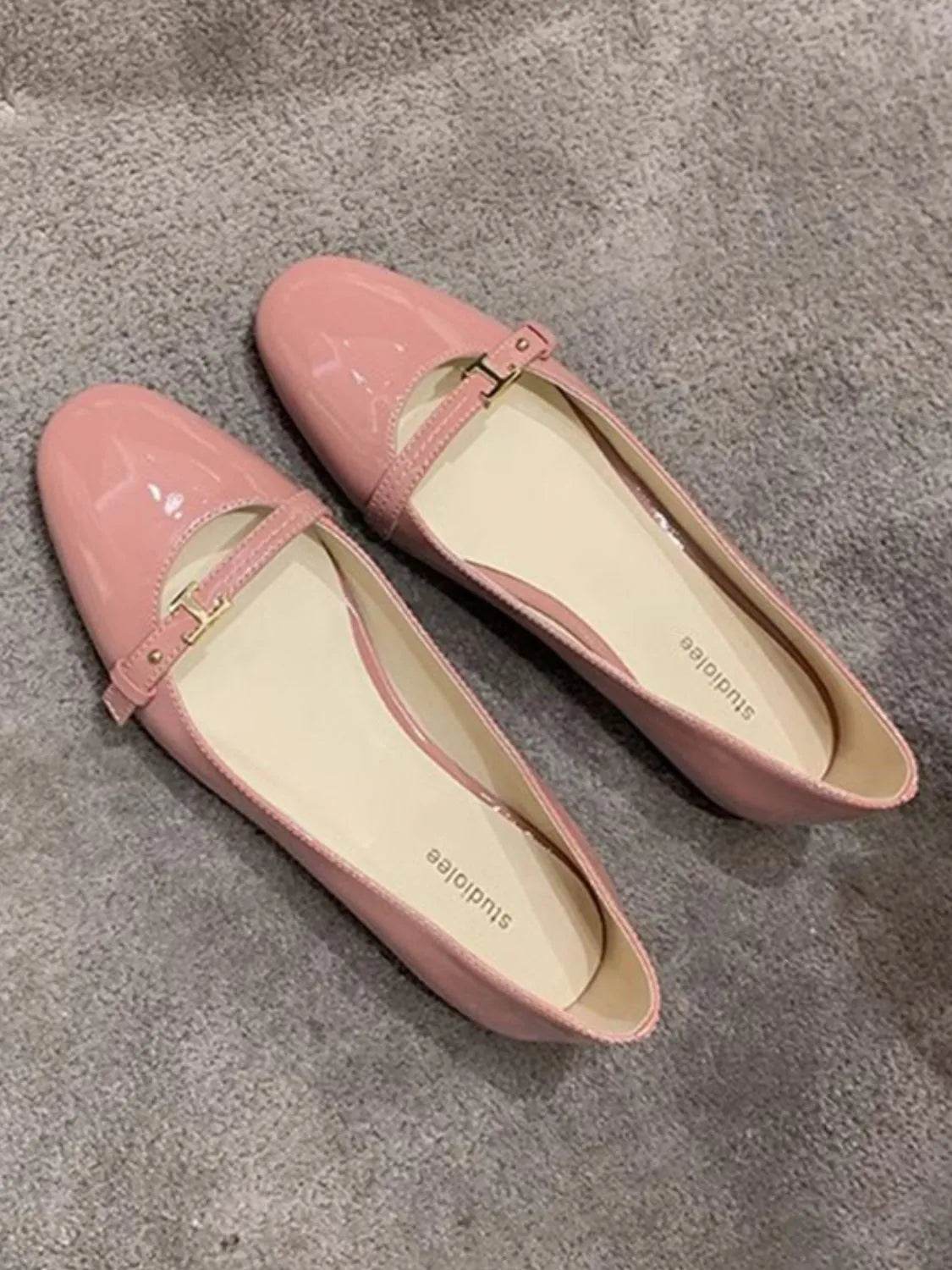 Round Toe Flats Slip-Ons - Valley Mimosa
