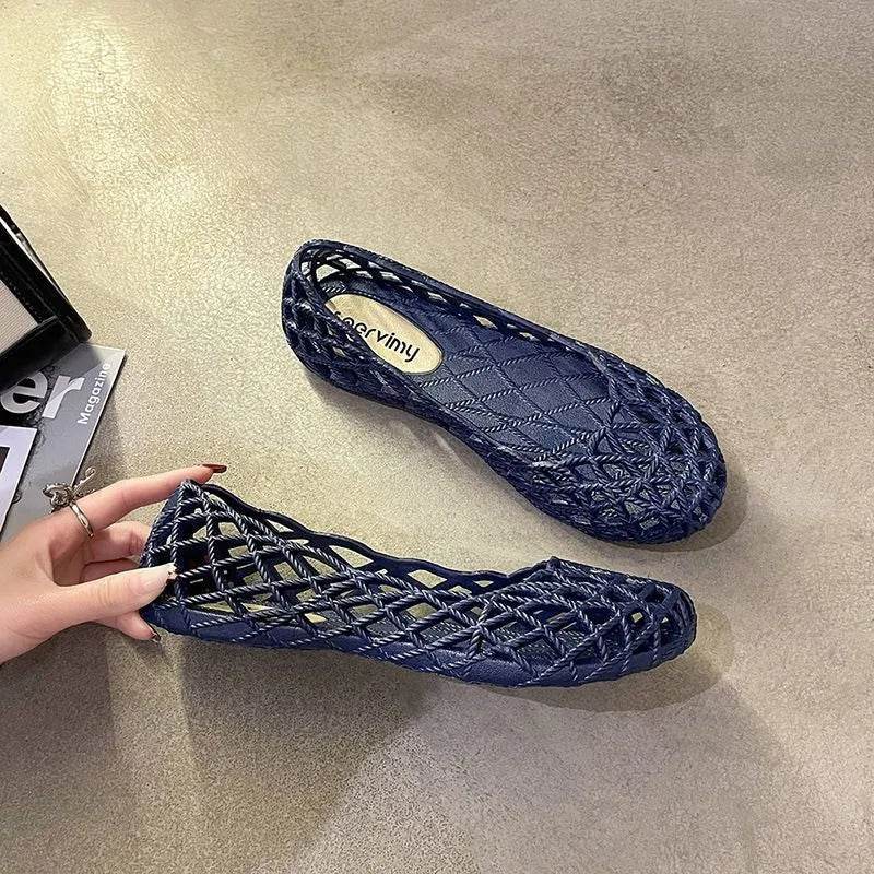 Round Toe Flats Slip-Ons - Valley Mimosa