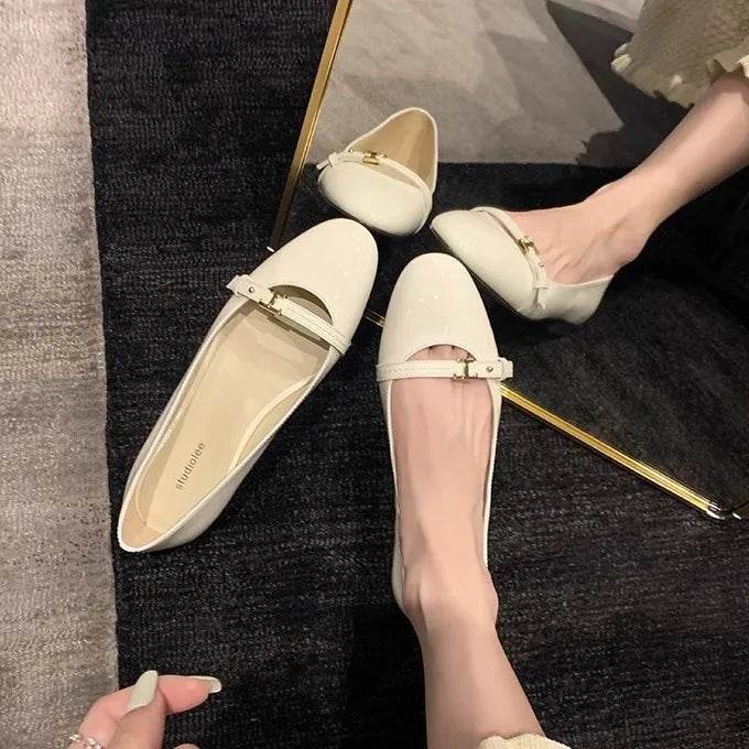 Round Toe Flats Slip-Ons - Valley Mimosa